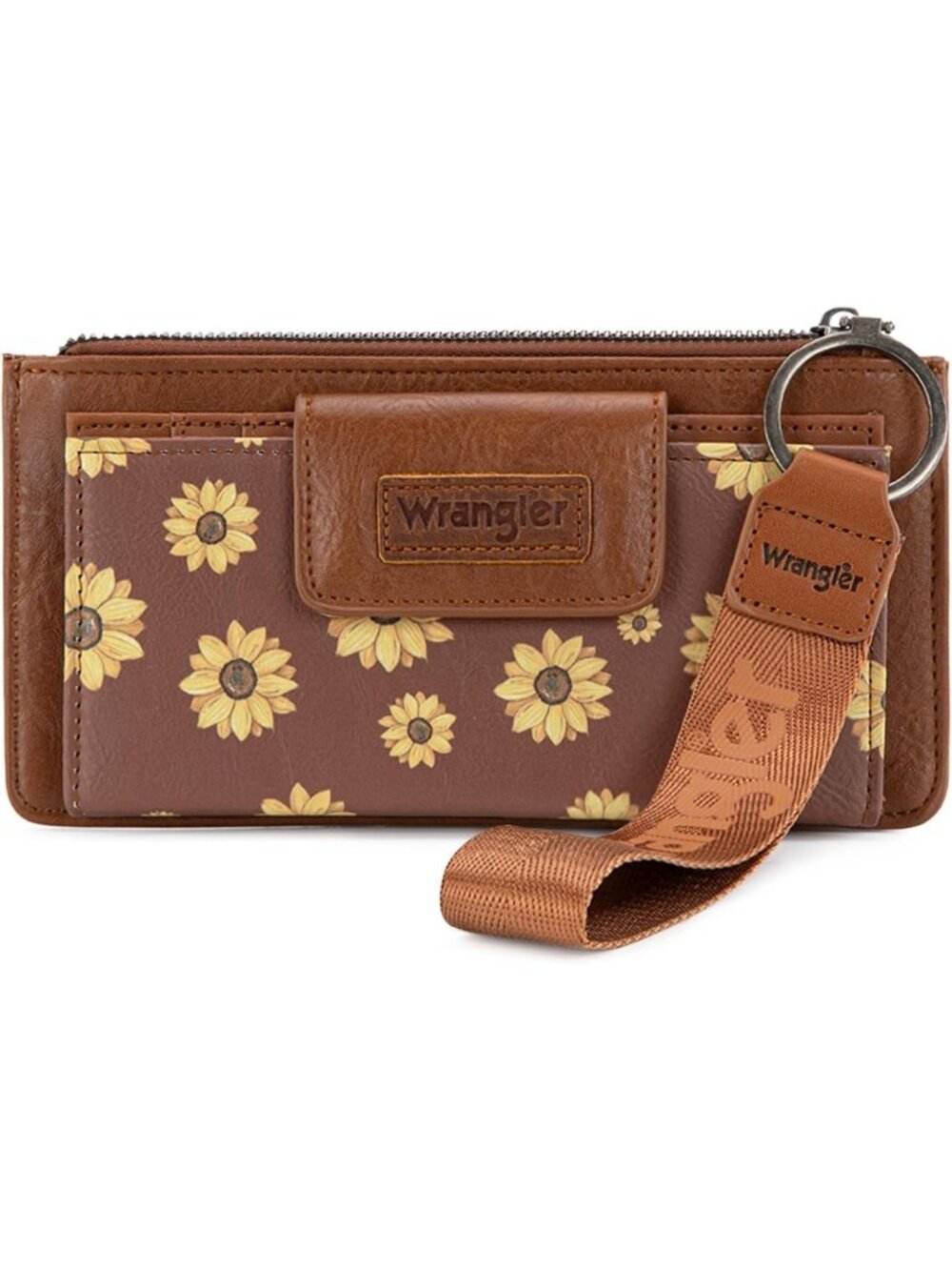 Stylish Western Wallet for Women | Card Case, Money Organizer & Zipper Wristlet